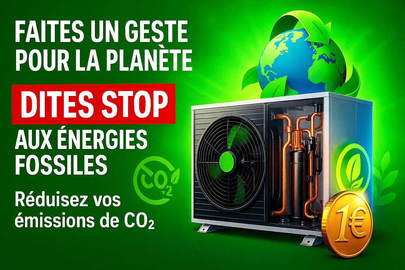 Impact écologique positif du remplacement d'une chaudière par une pompe à chaleur